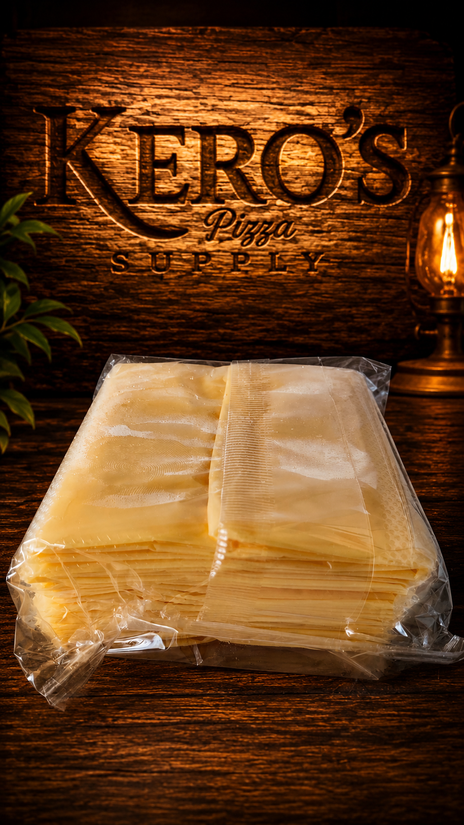 Queso Amarillo / Americano en Láminas - Imagen Vertical